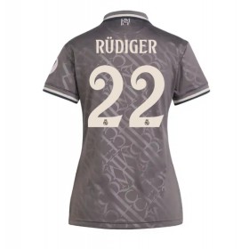 Real Madrid Antonio Rudiger #22 Tredje skjorte til dame 2024-25 Kortermet